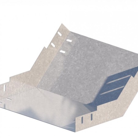 Лоток угловой вертикальный вверх 400х200 сталь 1.5мм ЛМс-45В цУТ2.5 СОЭМИ Н0122350846