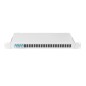 Кросс оптический 19дюйм 1U 8 портов LC/UPC(4 двойных LC/UPC адаптера) SM 9/125 OS2 стальн.,сер. (в компл.: адаптеры, монтаж. шну