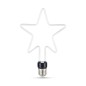 Лампа светодиодная филаментная Black Filament 7Вт Star матовая 2700К тепл. бел. E27 580лм GAUSS 1006802104