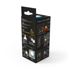 Лампа светодиодная Black 10Вт A60 грушевидная 4100К нейтр. бел. E27 660лм аккум. Li-Ion GAUSS 102402200
