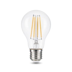 Лампа светодиодная филаментная Black Filament 12Вт A60 грушевидная 2700К тепл. бел. E27 1200лм GAUSS 102902112