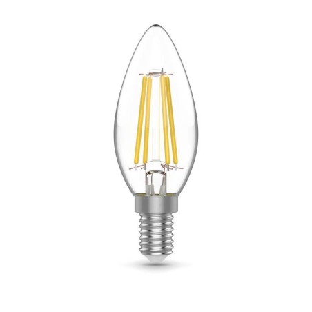 Лампа светодиодная филаментная Basic Filament 5.5Вт свеча 2700К Е14 510лм (уп.3шт) GAUSS 1031116T