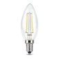 Лампа светодиодная филаментная Black Filament 7Вт свеча 2700К тепл. бел. E14 550лм GAUSS 103801107 Лампа светодиодная филаментная Black Filament 7Вт свеча 2700К тепл. бел. E14 550лм GAUSS 103801107