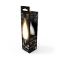 Лампа светодиодная филаментная Black Filament 5Вт свеча на ветру матовая 2700К тепл. бел. E14 420лм GAUSS 104201105