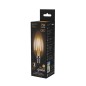Лампа светодиодная филаментная Black Filament 7Вт свеча 2700К тепл. бел. E14 550лм GAUSS 103801107 Лампа светодиодная филаментная Black Filament 7Вт свеча 2700К тепл. бел. E14 550лм GAUSS 103801107