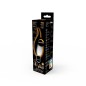Лампа светодиодная филаментная Black Filament 9Вт свеча на ветру матовая 3000К тепл. бел. E14 590лм диммир. GAUSS 104201109-D