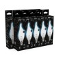 Лампа светодиодная Black 9.5Вт свеча на ветру 4100К нейтр. бел. E14 950лм GAUSS 104101210