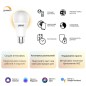Лампа светодиодная умная Smart Home 8.5Вт A60 грушевидная 2700К тепл. бел. E27 800лм диммир. управление по Wi-Fi GAUSS 1050112