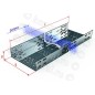 Лоток листовой перфорированный 500х50 L2000 0.8мм ЛМ УТ1.5 с содинителями и метизами КЭМЗ 101 500522 44