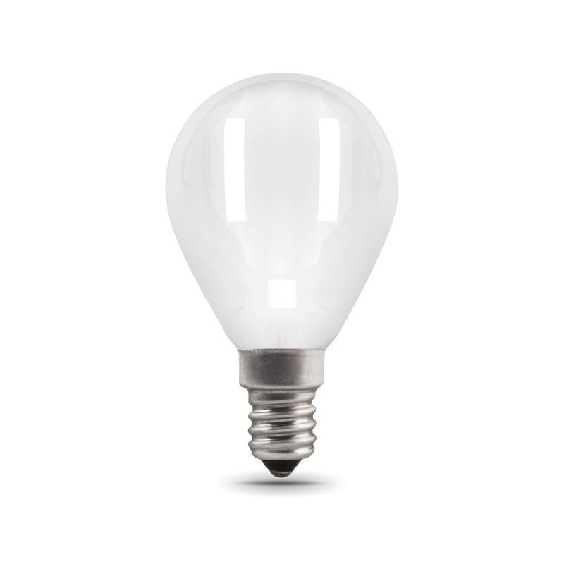 Лампа светодиодная филаментная Black Filament 5Вт P45 шар матовая 4100К нейтр. бел. E14 450лм GAUSS 105201205 Лампа светодиодная филаментная Black Filament 5Вт P45 шар матовая 4100К нейтр. бел. E14 450лм GAUSS 105201205