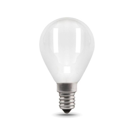 Лампа светодиодная филаментная Black Filament 5Вт P45 шар матовая 4100К нейтр. бел. E14 450лм GAUSS 105201205
