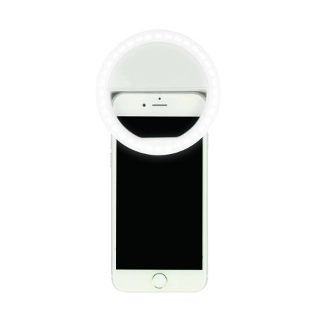 Фонарь S-HL100-B White Стандарт «Selfie light» 36 LED 2хААА н/к пластик бел. Uniel UL-00002623