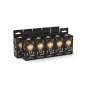 Лампа светодиодная филаментная Black Filament 11Вт P45 шар 2700К тепл. бел. E27 810лм GAUSS 105802111