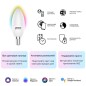 Лампа светодиодная умная Smart Home 5Вт свеча 2700-6500К E14 470лм RGBW + измен. цветов. темпер.+ диммир. управление по Wi-Fi GA