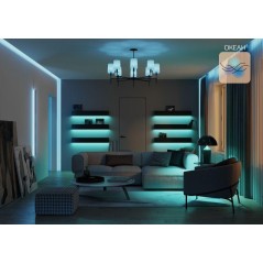 Лампа светодиодная умная Smart Home 5Вт свеча 2700-6500К E14 470лм RGBW + измен. цветов. темпер.+ диммир. управление по Wi-Fi GA
