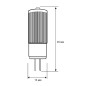 Лампа светодиодная LED5-G4-JC-NF/845/G4 5Вт 12В AC/DC Camelion 13750 Лампа светодиодная LED5-G4-JC-NF/845/G4 5Вт 12В AC/DC Camelion 13750