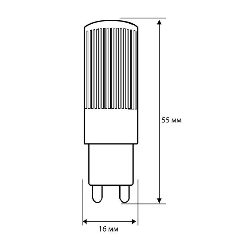 Лампа светодиодная LED5-G9-NF/830/G9 5Вт 220В Camelion 13704 Лампа светодиодная LED5-G9-NF/830/G9 5Вт 220В Camelion 13704