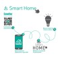 Лампа светодиодная эл. Smart Home LSH11/A60/RGBСW/Е27/WIFI 11Вт Е27 RGB+DIM+CW 220В WiFi Camelion 14499