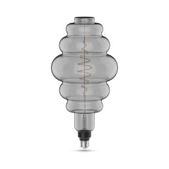Лампа светодиодная филаментная Black Filament 8.5Вт Honeycomb тонированная 1800К тепл. бел. E27 165лм GAUSS 161802005