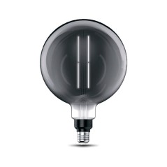 Лампа светодиодная филаментная Black Filament 6Вт G200 шар тонированная 4000К нейтр. бел. E27 300лм GAUSS 154802205