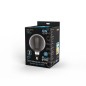 Лампа светодиодная филаментная Black Filament 6Вт G200 шар тонированная 4000К нейтр. бел. E27 300лм GAUSS 154802205
