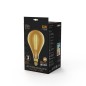 Лампа светодиодная филаментная Black Filament 6Вт PS160 золотая 2700К тепл. бел. E27 800лм GAUSS 179802118 Лампа светодиодная филаментная Black Filament 6Вт PS160 золотая 2700К тепл. бел. E27 800лм GAUSS 179802118