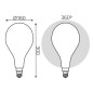 Лампа светодиодная филаментная Black Filament 10Вт A160 грушевидная матовая 4100К нейтр. бел. E27 890лм диммир. GAUSS 179202210- Лампа светодиодная филаментная Black Filament 10Вт A160 грушевидная матовая 4100К нейтр. бел. E27 890лм диммир. GAUSS 179202210-
