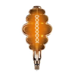 Лампа светодиодная филаментная Black Filament 8Вт Honeycomb тонированная 2700К тепл. бел. E27 380лм GAUSS 159802008