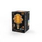 Лампа светодиодная филаментная Black Filament 8Вт BD180 золотая 2400К тепл. бел. E27 560лм GAUSS 161802008