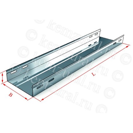 Лоток листовой 200х65 L2000 1.5мм ЛНМЗ УТ2.5 КЭМЗ 237 203325 15