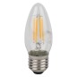 Лампа светодиодная филаментная LS CLB40 4W/840 230VFILCL RU 4Вт 4000К нейтр. бел. E27 470лм B угол пучка 300град. 220-240В (заме