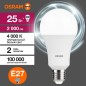Лампа светодиодная LED Value A 25Вт 4000К нейтр. бел. E27 2000лм угол пучка 180град. 220-240В матов. пластик (замена 200Вт) OSRA