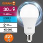 Лампа светодиодная LED Value LVCLA250 30SW/865 230VFR 30Вт A матовая 6500К холод. бел. E27 2400лм угол пучка 180град. 220-240В п Лампа светодиодная LED Value LVCLA250 30SW/865 230VFR 30Вт A матовая 6500К холод. бел. E27 2400лм угол пучка 180град. 220-240В п