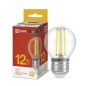 Лампа светодиодная LED-ШАР-deco 12Вт 230В E27 3000К 1350лм прозрачная IN HOME 4690612053684