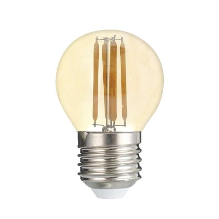 Лампа светодиодная филаментная PLED OMNI 6Вт G45 3000К тепл. бел. E27 230В/50Гц Gold JazzWay 5021242