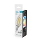 Лампа светодиодная филаментная Basic Filament 4Вт Свеча 4000К E14 480лм GAUSS 50312242 Лампа светодиодная филаментная Basic Filament 4Вт Свеча 4000К E14 480лм GAUSS 50312242