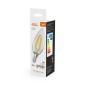 Лампа светодиодная филаментная Basic Filament 4Вт Свеча 3000К E14 480лм GAUSS 50312142 Лампа светодиодная филаментная Basic Filament 4Вт Свеча 3000К E14 480лм GAUSS 50312142