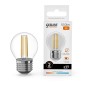 Лампа светодиодная филаментная Filament Elementary 8Вт шар 2700К Е27 510лм GAUSS 52218
