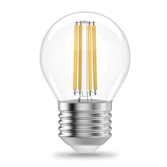 Лампа светодиодная филаментная Filament Elementary 8Вт шар 2700К Е27 510лм GAUSS 52218