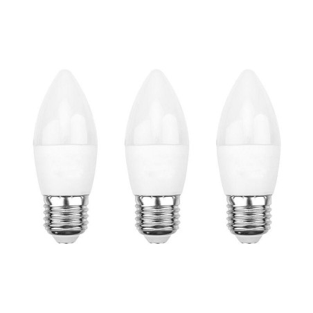 Лампа светодиодная 7.5Вт CN свеча 2700К E27 713лм (уп.3шт) Rexant 604-020-3
