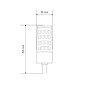 Лампа светодиодная JD-CORN 5.5Вт капсула 6500К холод. бел. G4 230В (поликарбонат) Rexant 604-5014