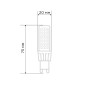 Лампа светодиодная JD-CORN 7Вт капсула 2700К тепл. бел. G9 230В (поликарбонат) Rexant 604-5018