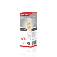Лампа светодиодная JD-CORN 7Вт капсула 4000К нейтр. бел. G9 230В (поликарбонат) Rexant 604-5019