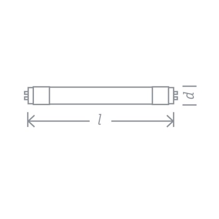 Лампа светодиодная 61 392 NLL-T8-12-230-MEAT-G13-CL 12Вт цилиндр прозрачная G13 700лм 176-264В для подсветки мясных продуктов Na