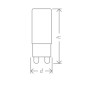 Лампа светодиодная 71 266 NLL-P-G9-5-230-3K 5Вт капсульная 3000К тепл. бел. G9 400лм 220-240В Navigator 71266 Лампа светодиодная 71 266 NLL-P-G9-5-230-3K 5Вт капсульная 3000К тепл. бел. G9 400лм 220-240В Navigator 71266