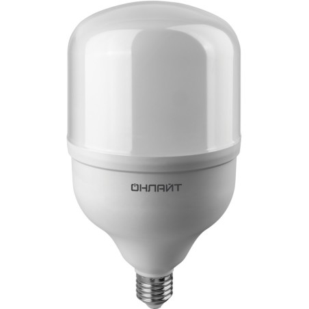 Лампа светодиодная высокомощная 82 907 OLL-T140-70-230-865-E27E40 70Вт 6500К холод. бел. E27/E40 5300лм 176-264В ОНЛАЙТ 82907