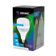 Лампа светодиодная высокомощная HWLED 150Вт 6500К E27/E40 220В КОСМОС KHWLED150WE2765