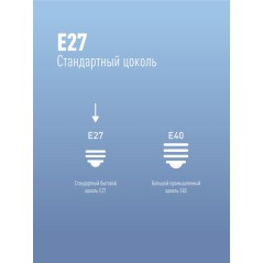 Лампа светодиодная HВтLED 30Вт 220В E27 4500К Космос LksmHWLED30WE2745