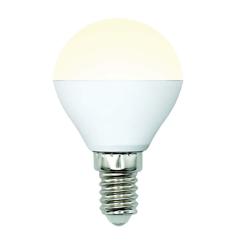 Лампа светодиодная LED-G45-6W/WW/E14/FR/MB PLM11WH Multibright 6Вт шар матовая 3000К тепл. бел. E14 100-50-10 (упак. картон) Uni