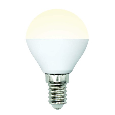 Лампа светодиодная LED-G45-6W/WW/E14/FR/MB PLM11WH Multibright 6Вт шар матовая 3000К тепл. бел. E14 100-50-10 (упак. картон) Uni